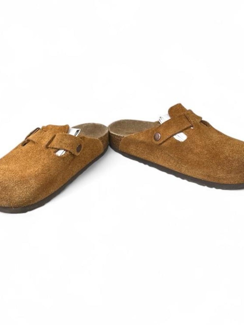 Birkenstock Boston Mink Brown Suede Clogs Soft Footbed EU 42 US Men's 9 Regular - Picture 5 of 8